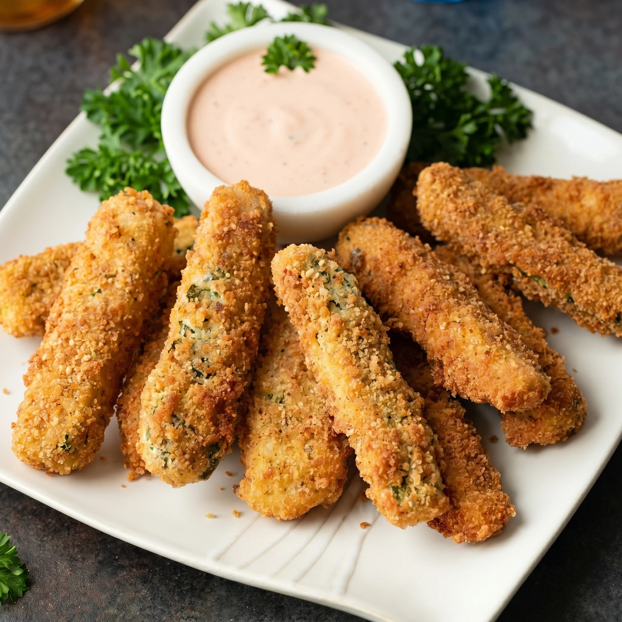Deep Fried Dills at Western Pizza Red Deer — crispy battered dill pickles, a crowd-pleasing appetizer